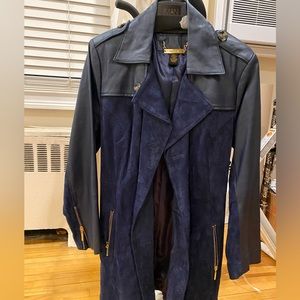 Leather Jacket with Belt -Women’s